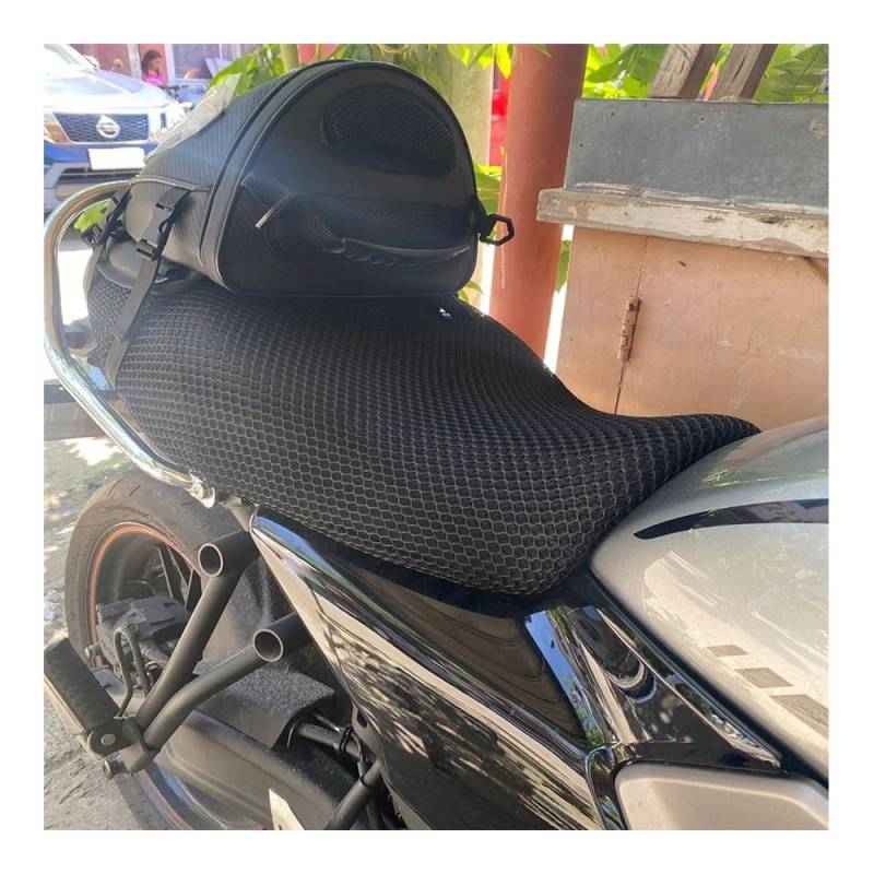 MDGHJD Motorrad Sitzkissen Für KAWA&SAKI Z650RS Z650 RS 2022 2023 Soziusabdeckung, Isoliernetz, 3D-Mesh, Sonnenschutz, Schutz, Motorradzubehör von MDGHJD