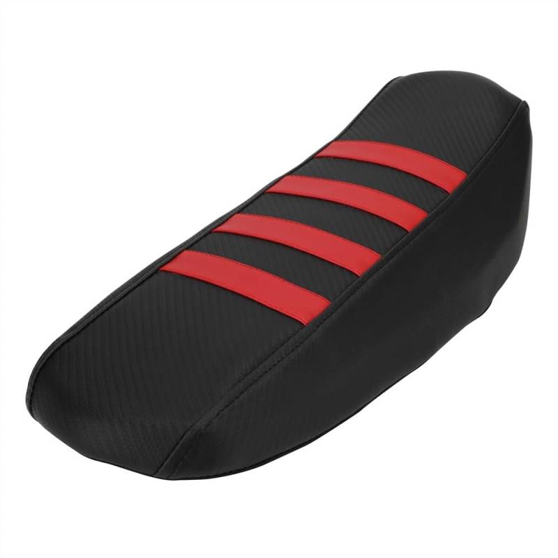 MDGHJD Motorrad Sitzkissen Für SURRON Light Bee SX X160 X260 Motocross Gestreifter Weicher Sitzbezug, Verdickter PVC-Anti-Rutsch-Bezug, Kissen, Wasserdicht von MDGHJD