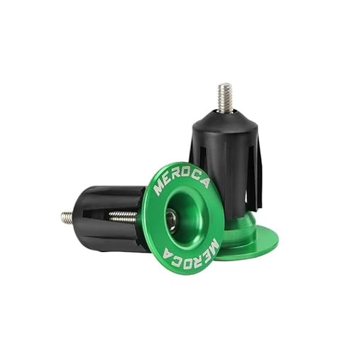 Motorradbar Lenkerendenstopfen 1 Paar Rennrad Lenker End Plugs Farbe Aluminium Legierung Griff Bar End BMX Grip Abdeckung Fahrrad Zubehör von MDGHJD