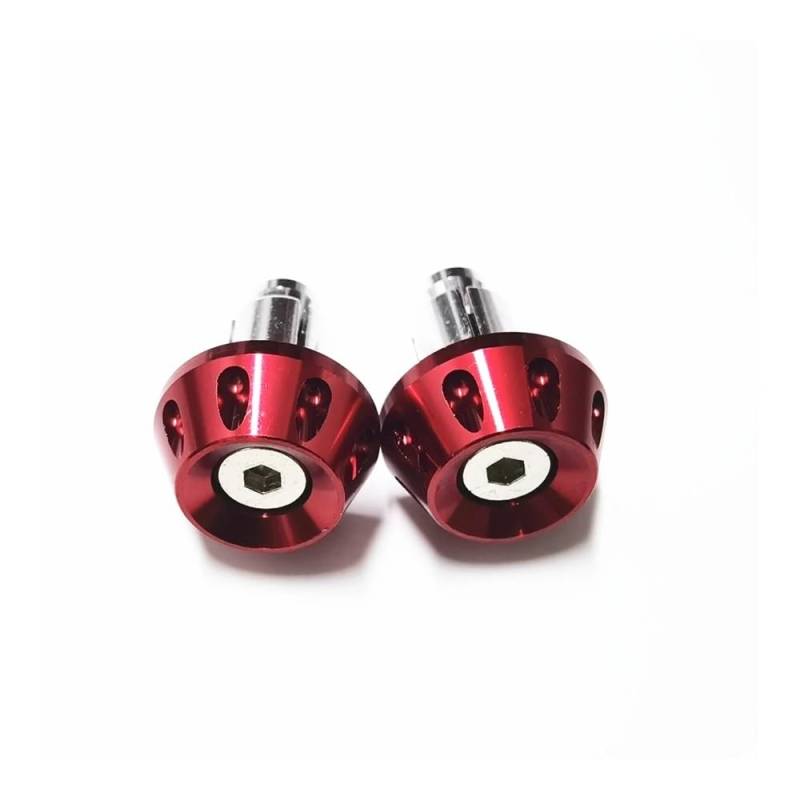 Motorradbar Lenkerendenstopfen Universal 7/8 "22mm Motorrad Lenker Griffe Bar End Griff Bars Grip Cap Slider Motorrad Zubehör von MDGHJD