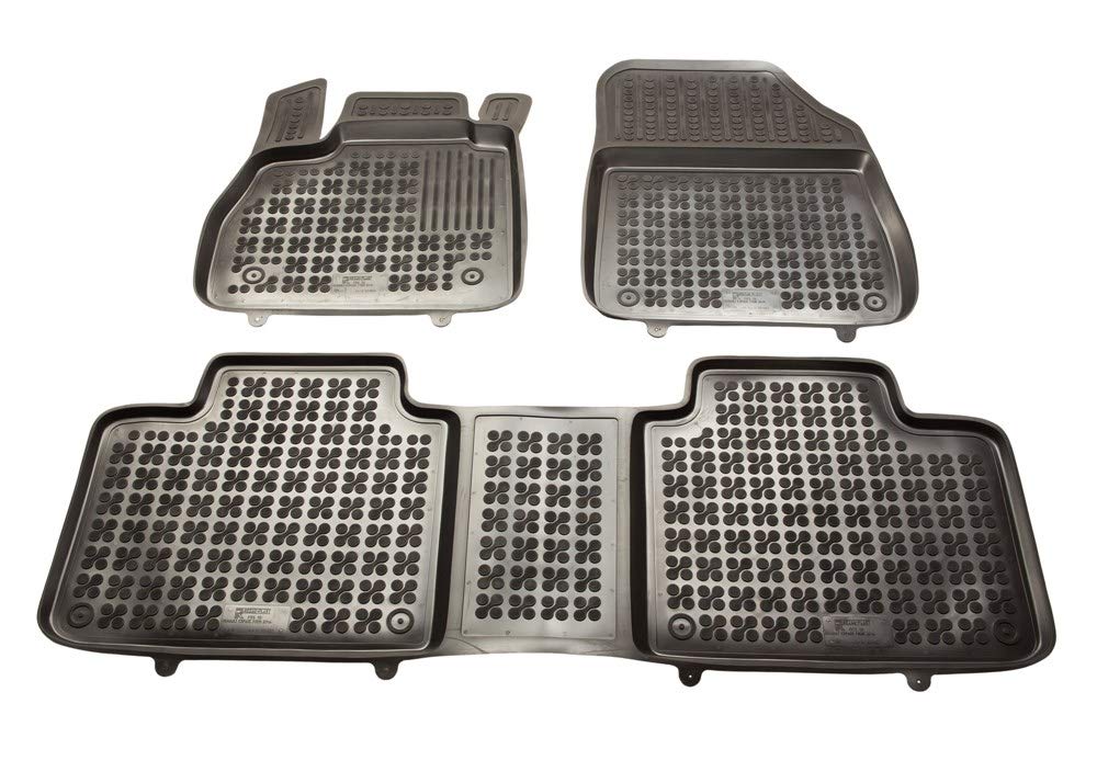 MDM Gummimatten für Renault Espace V 04.2015>03.2023 Passform, Fussmatten mit hohem Rand 5 cm, cod. 3D 5636 von MTM