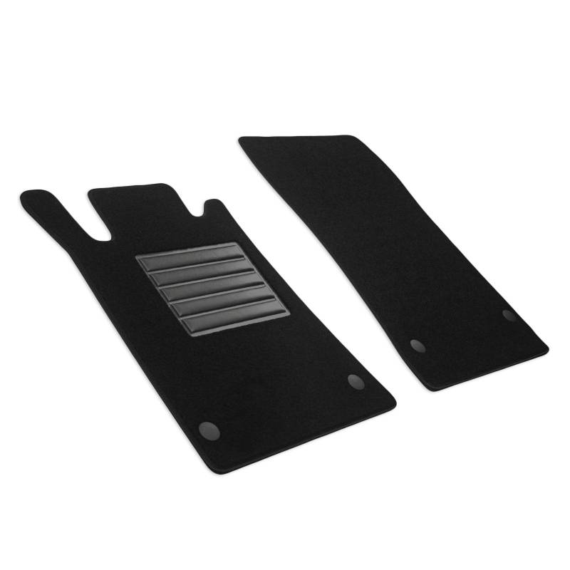 MDM SP-2124 Fußmatten Velours Autoteppich passend für Mercedes SLK (R171) 05.2004>02.2011, black von MTM