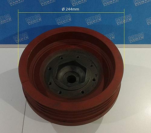 Riemenscheibe dreispurig für Deutz Motoren FL912, 913, 914, Ref. 04158486 von MDM parts