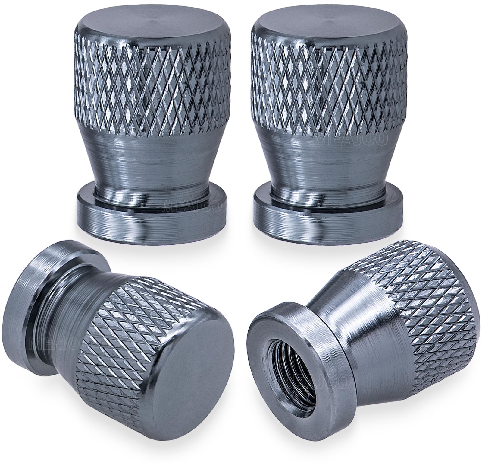 MEAJOO Ventilkappen für Autoreifen, eloxierte Premium-Legierung, Luftkappen, Zubehör, korrosionsbeständig, auslaufsicher, universell für Autos, SUVs, Fahrräder, LKWs und Motorräder, Grau, 4 Stück MEAJOO Ventilkappen für Autoreifen, eloxierte Premium-Legierung, Luftkappen, Zubehör, korrosionsbeständig, auslaufsicher, universell für Autos, SUVs, Fahrräder, LKWs und Motorräder, Grau, 4 Stück von MEAJOO