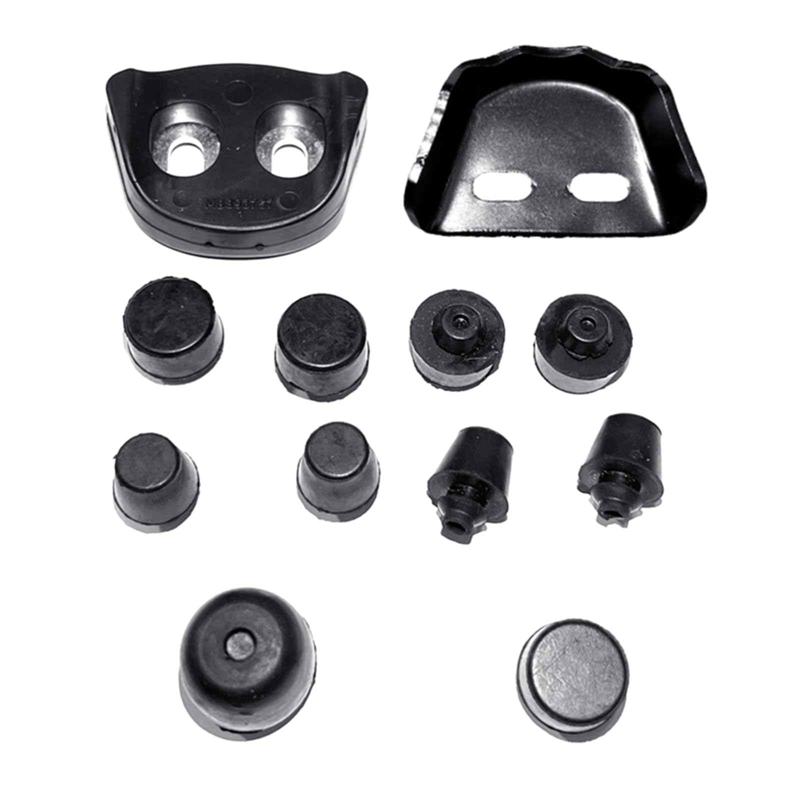 MEAKTSMI 11/12pcsd Auto Türpufferpolster Easy Installation Autotür Stopps Stopps Automobiltür Dämpfungspads Für Pajero V43 von MEAKTSMI