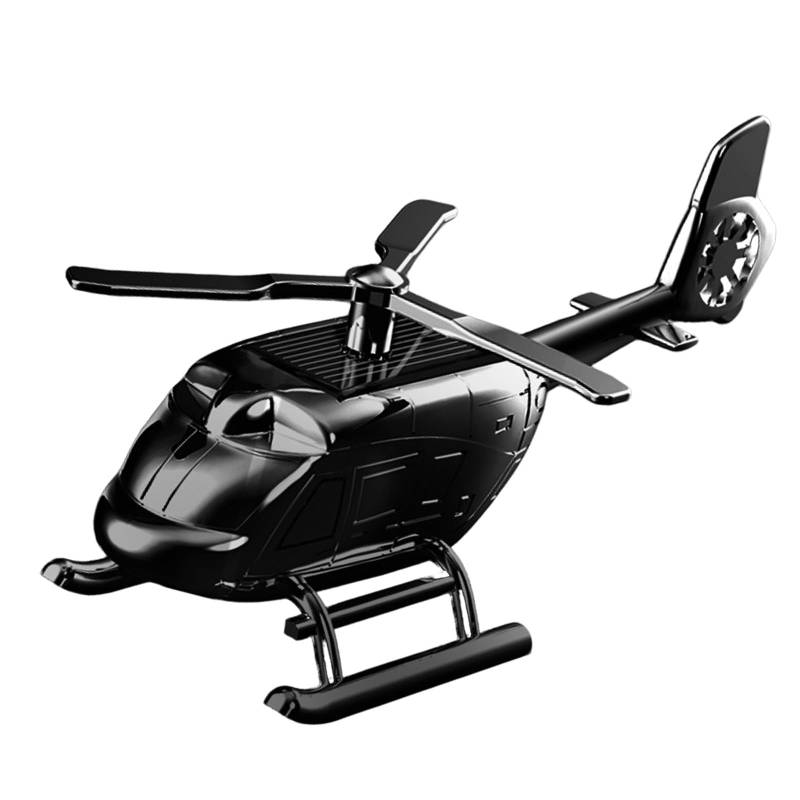 MEAKTSMI Helikopter Figur Solar Ornamentluftreiniger Duft Geeignet Für Armaturenbrett Innenstile Und Luftqualität Verbessert von MEAKTSMI