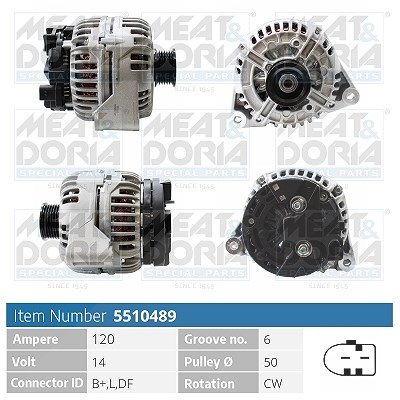 Meat & Doria Generator [Hersteller-Nr. 5510489] für Mercedes-Benz von MEAT & DORIA