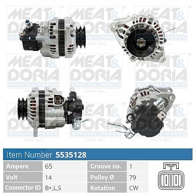 Meat & Doria Generator [Hersteller-Nr. 5535128] für Mitsubishi von MEAT & DORIA