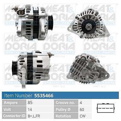 Meat & Doria Generator [Hersteller-Nr. 5535466] für Mitsubishi von MEAT & DORIA