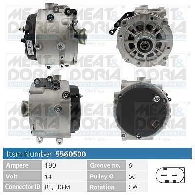 Meat & Doria Generator [Hersteller-Nr. 5560500] für Mercedes-Benz von MEAT & DORIA