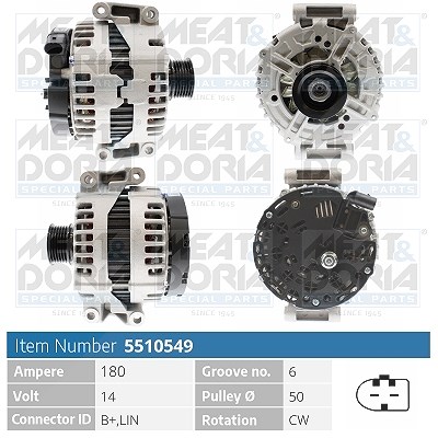 Meat & Doria Generator [Hersteller-Nr. 5510549] für Mercedes-Benz von MEAT & DORIA