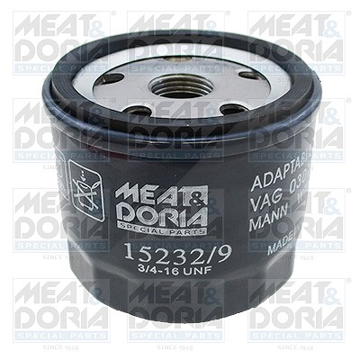 Meat & Doria Ölfilter [Hersteller-Nr. 15232/9] für Audi, Seat, Skoda, VW von MEAT & DORIA