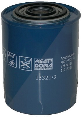 Meat & Doria Ölfilter [Hersteller-Nr. 15321/3] für Citroën, Fiat, Iveco, Lancia, Opel, Peugeot, Renault, Renault Trucks, Santana von MEAT & DORIA