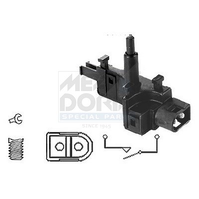 Meat & Doria Schalter, Rückfahrleuchte [Hersteller-Nr. 36029] für Mercedes-Benz von MEAT & DORIA