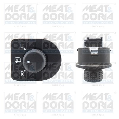 Meat & Doria Schalter, Spiegelverstellung [Hersteller-Nr. 206028] für VW von MEAT & DORIA
