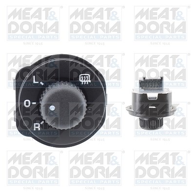 Meat & Doria Schalter, Spiegelverstellung [Hersteller-Nr. 206143] für Skoda von MEAT & DORIA