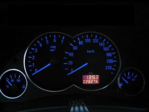 MEC Light LED Tachobeleuchtung Opel Corsa/Combo C Tigra Twintop Meriva (Blau) von MEC Light