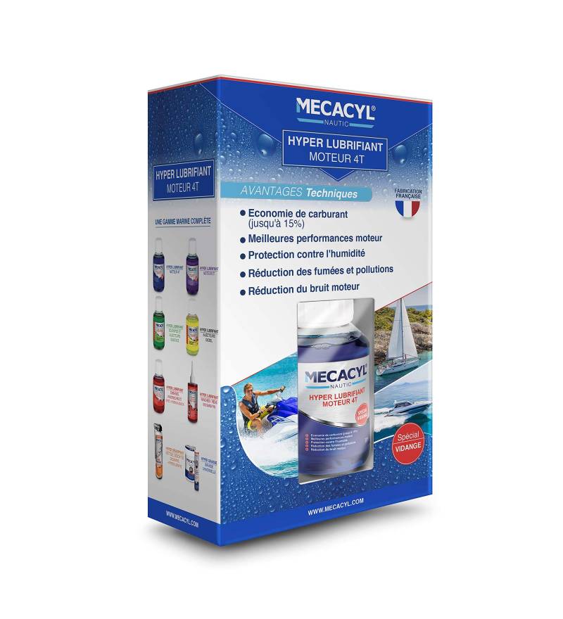 Mecacyl Nautic – Super-Schmiermittel für Motor 4T – Flasche 300 ml von Mecacyl