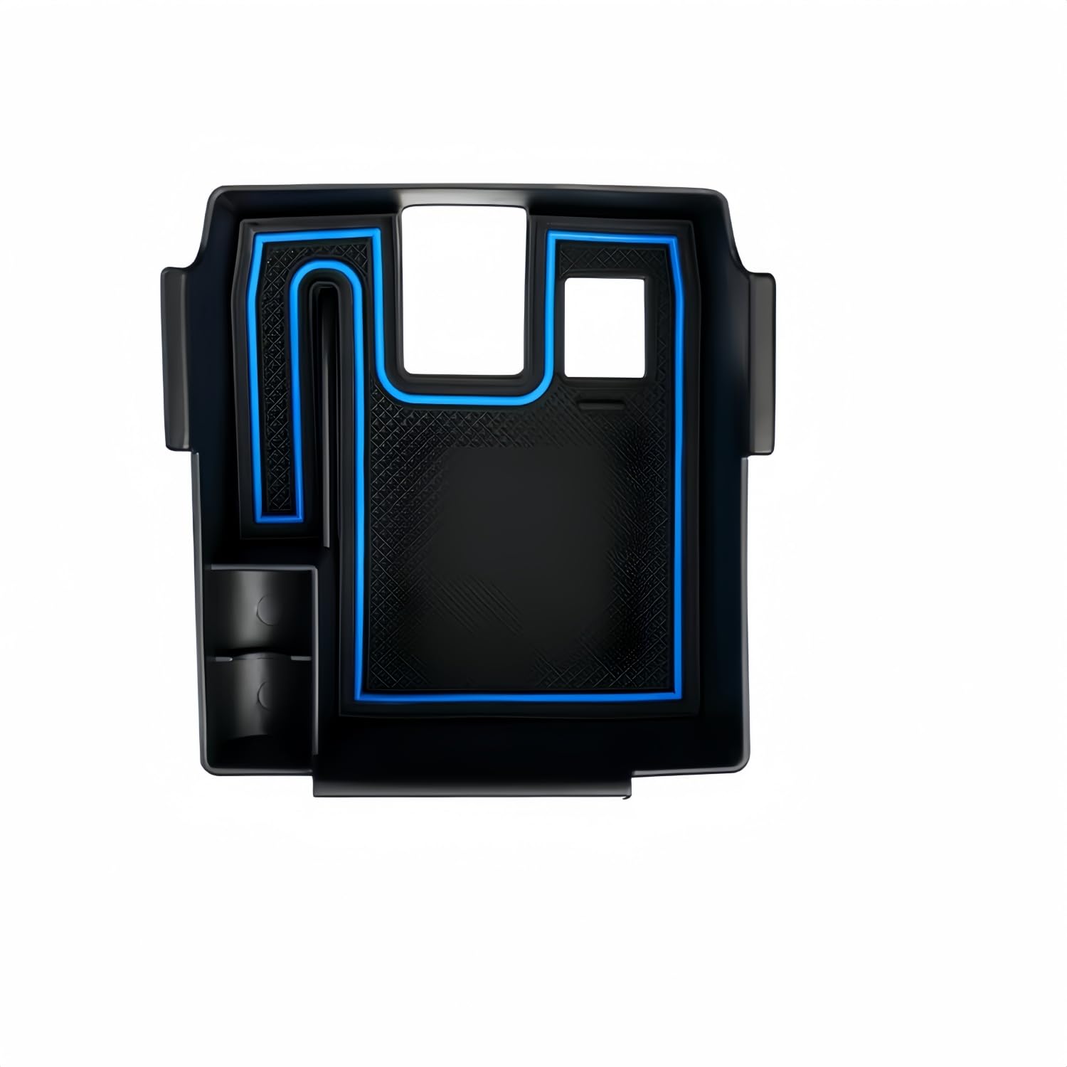 MEDZUK 4 Farben Armlehnen Kompatibel mit Toyota Corolla E210 | Cross | Touring Sports 2019-2023 2024 Mittelkonsole Aufbewahrungsbox, Handschuhfach Organizer Tray Zubehör mit Rutschfester Matte(Blau) von MEDZUK
