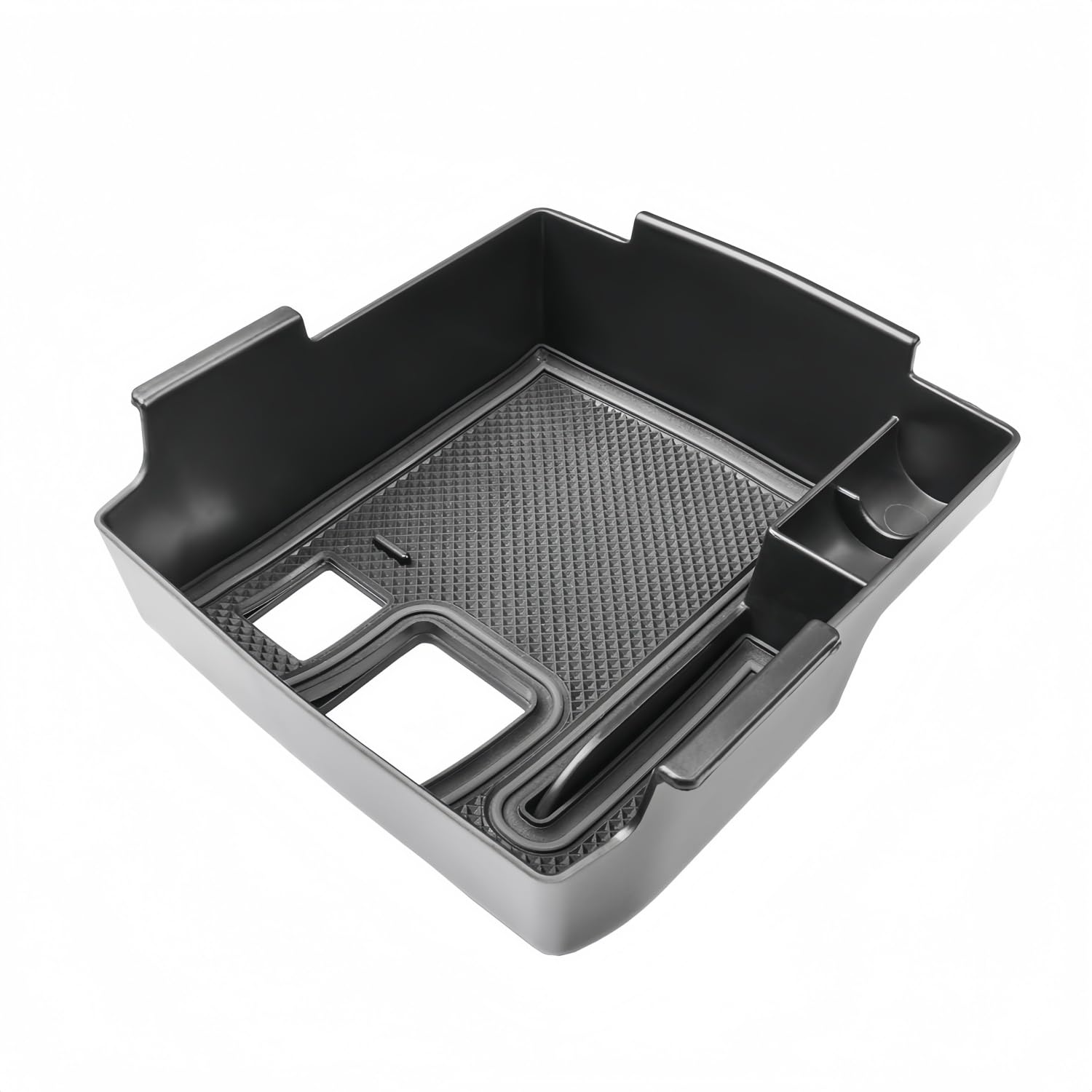 MEDZUK 4 Farben Armlehnen Kompatibel mit Toyota Corolla E210 | Cross | Touring Sports 2019-2023 2024 Mittelkonsole Aufbewahrungsbox,Handschuhfach Organizer Tray Zubehör mit Rutschfester Matte(Schwarz) von MEDZUK