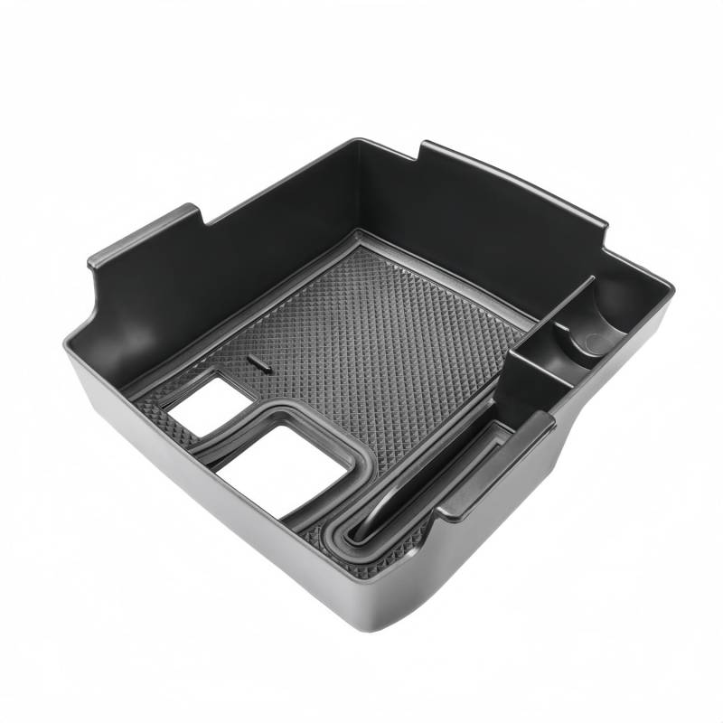 MEDZUK 4 Farben Armlehnen Kompatibel mit Toyota Corolla E210 | Cross | Touring Sports 2019-2023 2024 Mittelkonsole Aufbewahrungsbox,Handschuhfach Organizer Tray Zubehör mit Rutschfester Matte(Schwarz) von MEDZUK