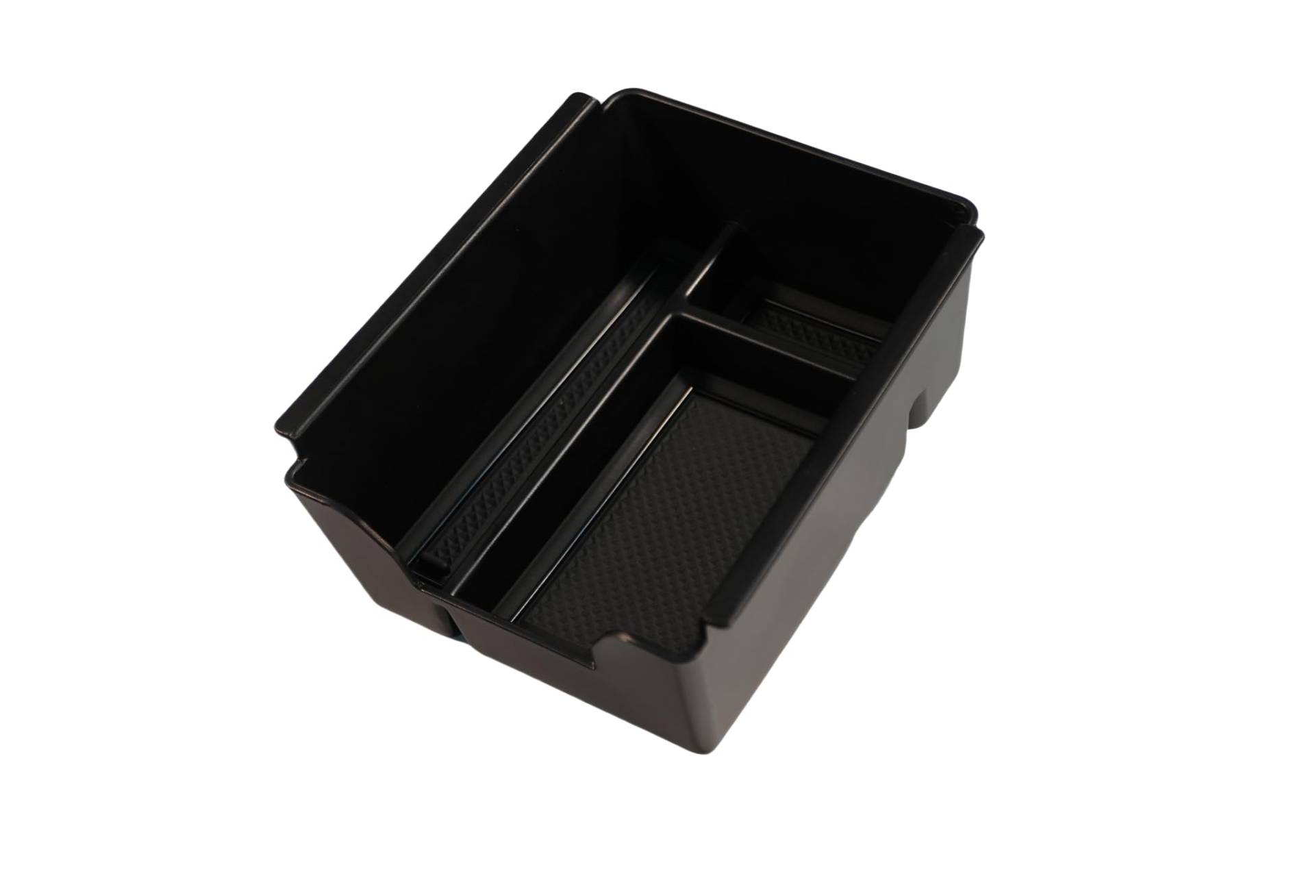 MEDZUK Kompatibel mit Dacia Bigster 2025-2026 Auto Mittelkonsole Aufbewahrungsbox, Auto Zubehör Multifunktionaler Center Console Organizer Tray (Schwarz, TYPE B) von MEDZUK