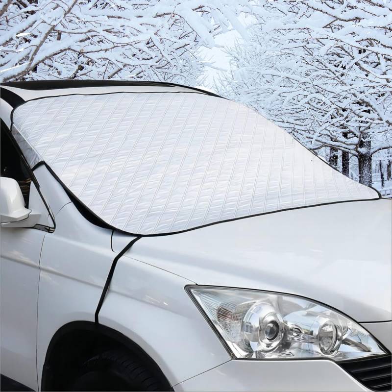 【MEDZUK】 Kompatibel mit Dacia Spring 2021-2023 2024 Winter Auto Frontscheibe Sonnenblende Schneeschutz Eisschutz von MEDZUK