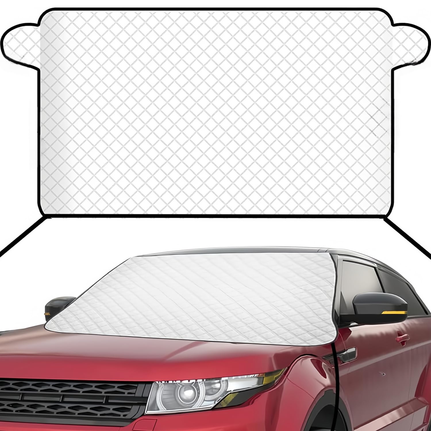 MEDZUK Kompatibel mit Land Rover Discovery Sport L550 2014-2023 2024 Windschutzscheiben Abdeckung Winter, Sonnenschutz Auto Frontscheibe Sonnenblende Schneeabdeckung Eisschutz Anti UV MEDZUK Kompatibel mit Land Rover Discovery Sport L550 2014-2023 2024 Windschutzscheiben Abdeckung Winter, Sonnenschutz Auto Frontscheibe Sonnenblende Schneeabdeckung Eisschutz Anti UV von MEDZUK