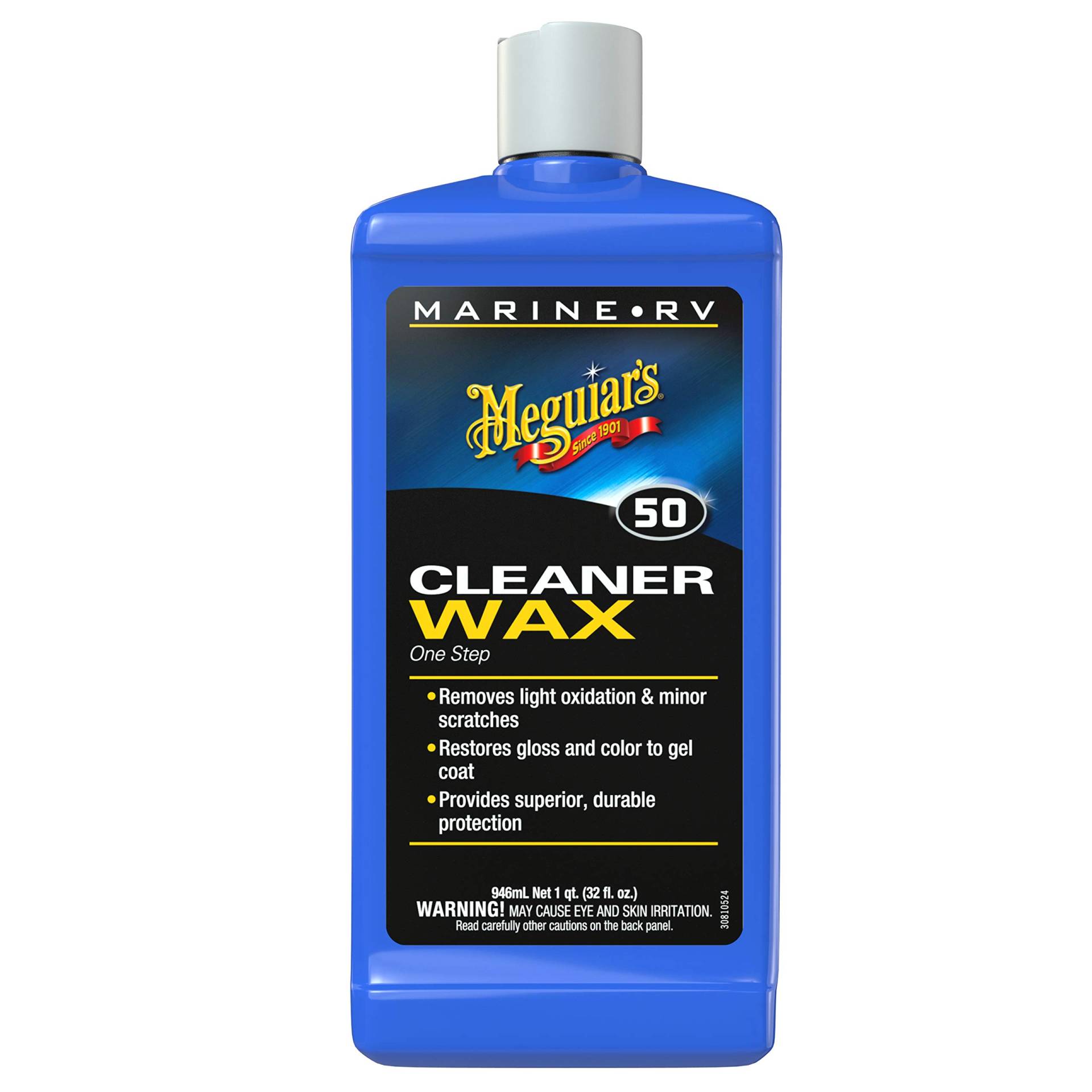 Meguiar's M5032 Marine RV Cleaner Wax One Step liquid Wachs, 945ml von Meguiar's