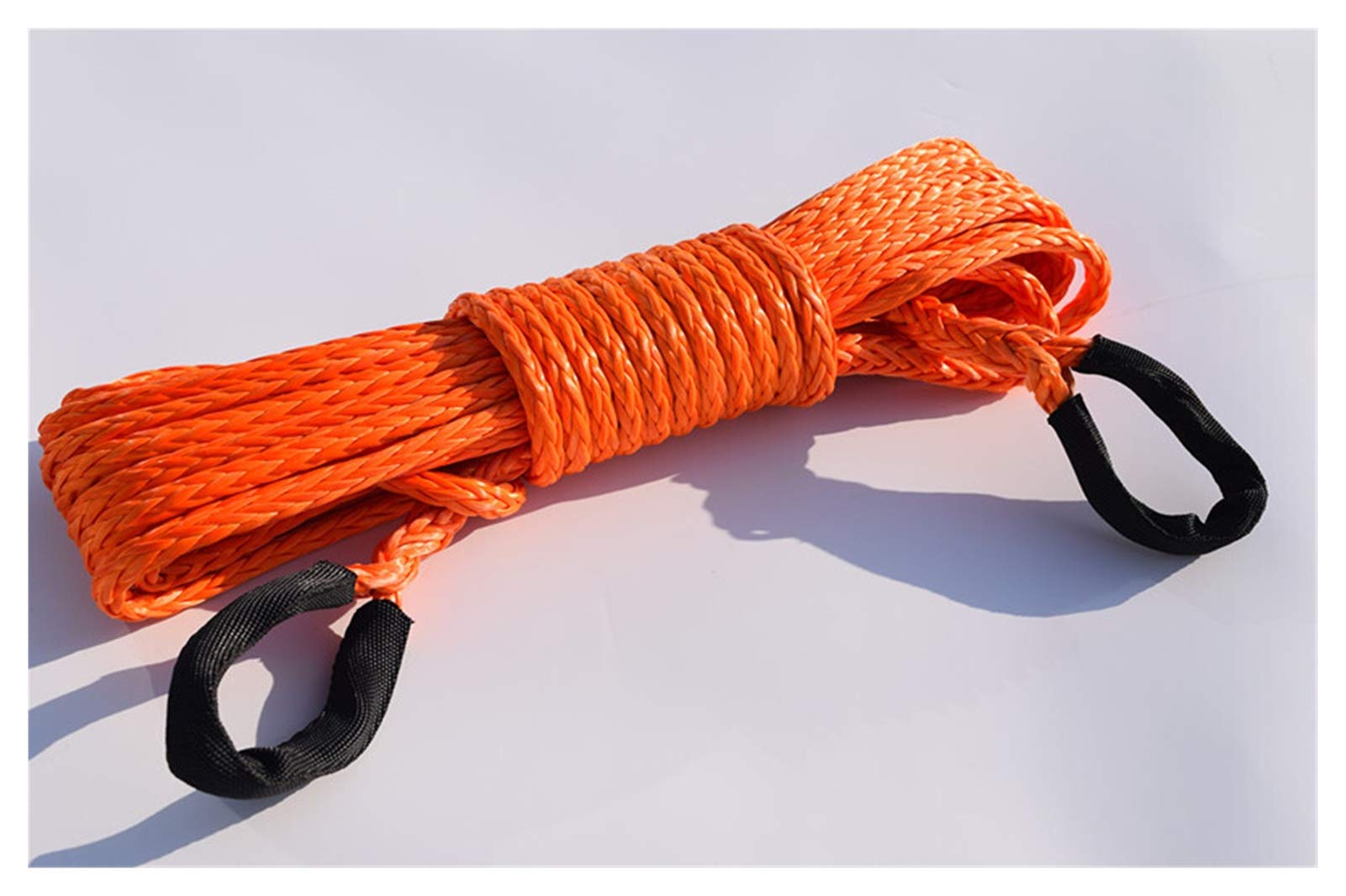 10mm * 15m Winsch Seilverlängerung for Jeep Truck SUV und andere Off-Road-Auto(Orange) von MEIVIYA