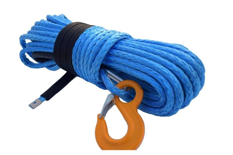 12mm * 30m Blaues Synthetisches Winchkabel, Plasma-Winde-Seil for elektrische Winden, Offroad-Seil von MEIVIYA