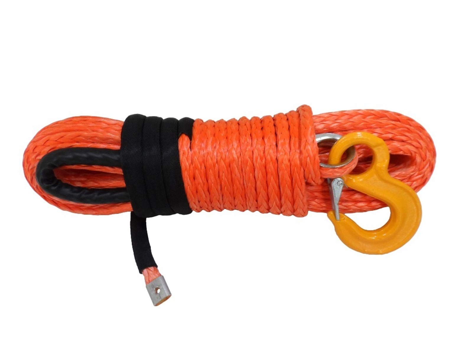 12mm * 30m Orange Synthetische Windeseil, Bootswindekabel for elektrische Winden, Abschleppseile von MEIVIYA