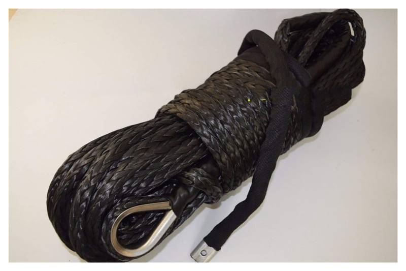 12mm * 30m schwarzes Synthetisches Seil, Synthetisches Windenseil, Ersatz Synthetisches Seil for Winde von MEIVIYA