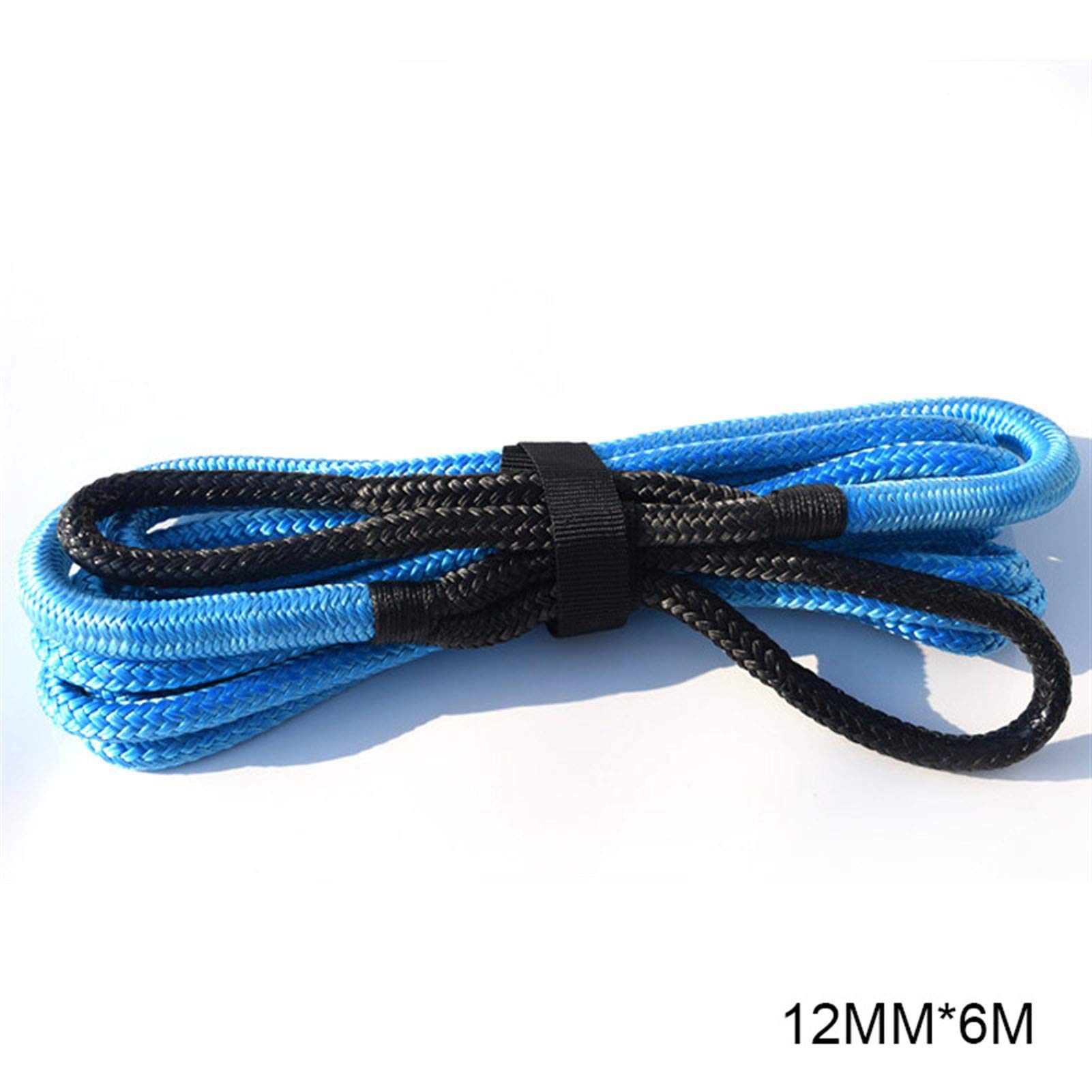 12mm * 6m kinetisches Erholungsseil, Energieerzeugungsseil, doppelt geflochtenes Nylonseil for 4x4 von der Straße(Blue) von MEIVIYA