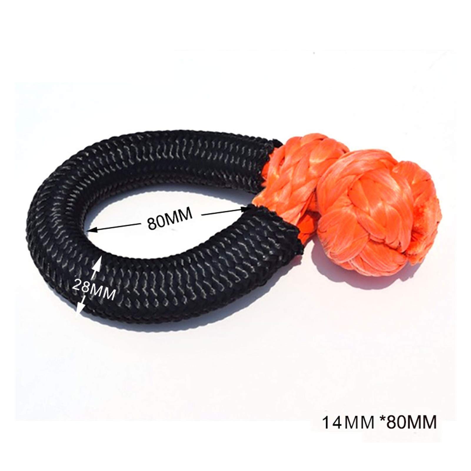 14mm * 80mm ATV-weiche Fesseln, Windebackel for Autoteile, Uhmwpe-Schäkel for Yacht(14mm 80mm) von MEIVIYA
