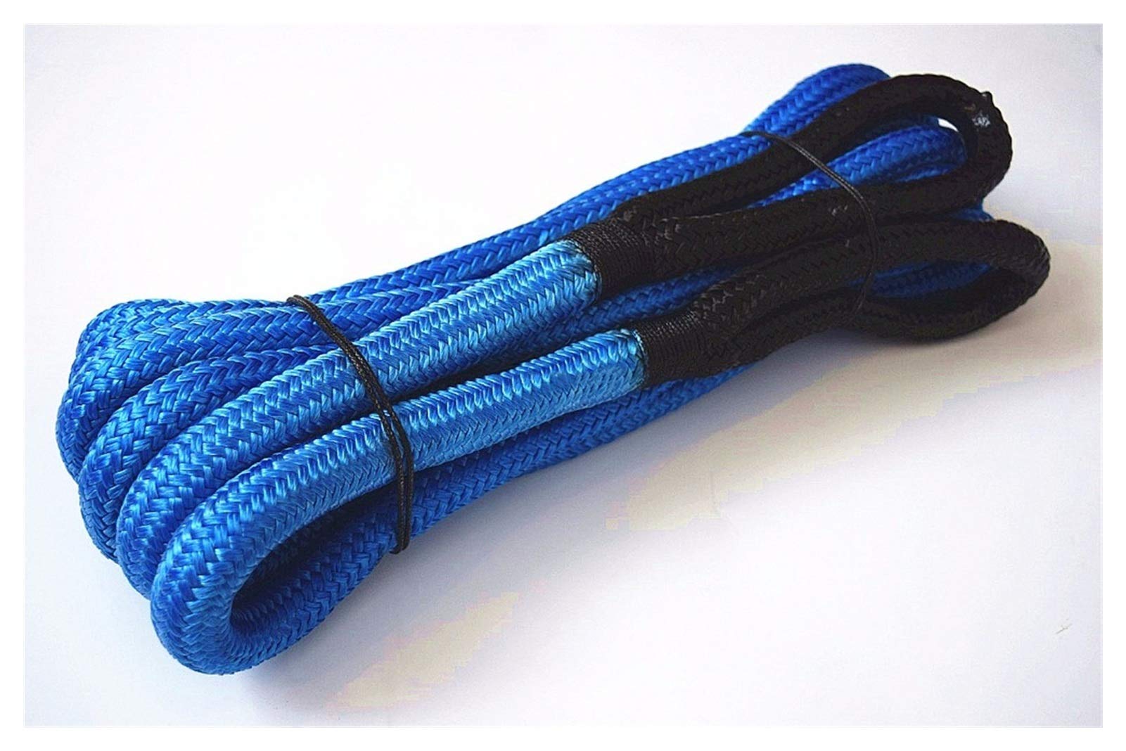 19mm * 9m 3/4 Zoll * 30 Fuß kinetisches Erholungsseil, Abschleppseil, doppelt geflochtenes Nylon-Rückgewinnungsseil, Synthetisches Windekabel(Blue) von MEIVIYA