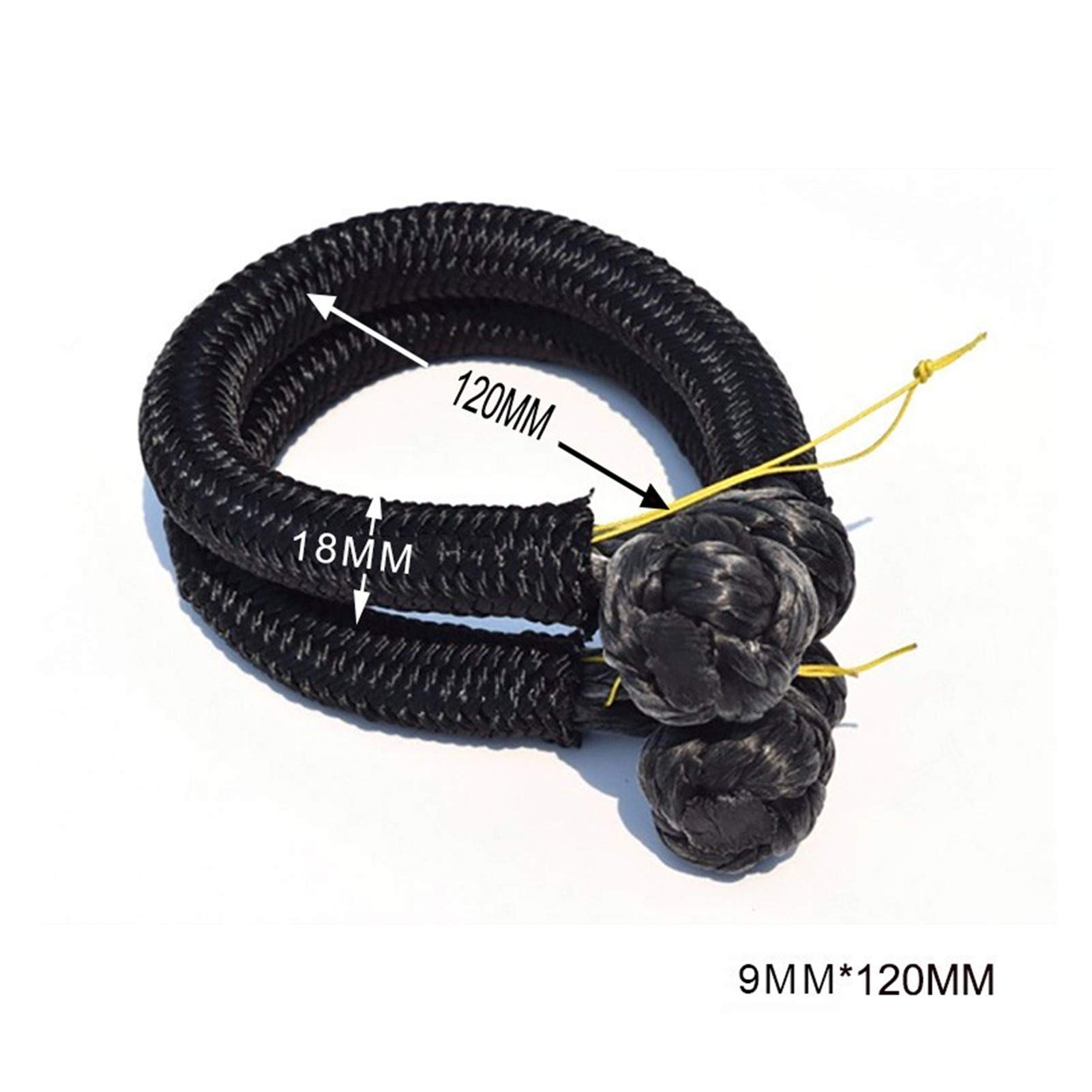 2 stücke schwarz 9mm * 120mm ähmwpe weiche fessel, seilbackel, ATV Winch fessel for Off Road, Synthetisches Winch seilkabel 2 stücke schwarz 9mm * 120mm ähmwpe weiche fessel, seilbackel, ATV Winch fessel for Off Road, Synthetisches Winch seilkabel von MEIVIYA