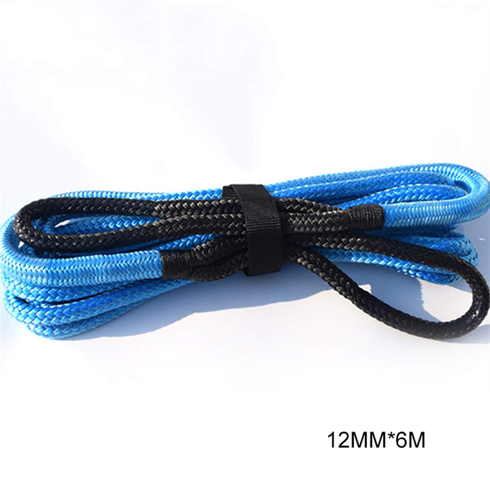 3/4 "* 20ft kinetisches Seil, 19mm * 6m Energieseil, doppelt geflochtenes Erholungsseil, Abschleppseile(Blue 12mm 6m) von MEIVIYA