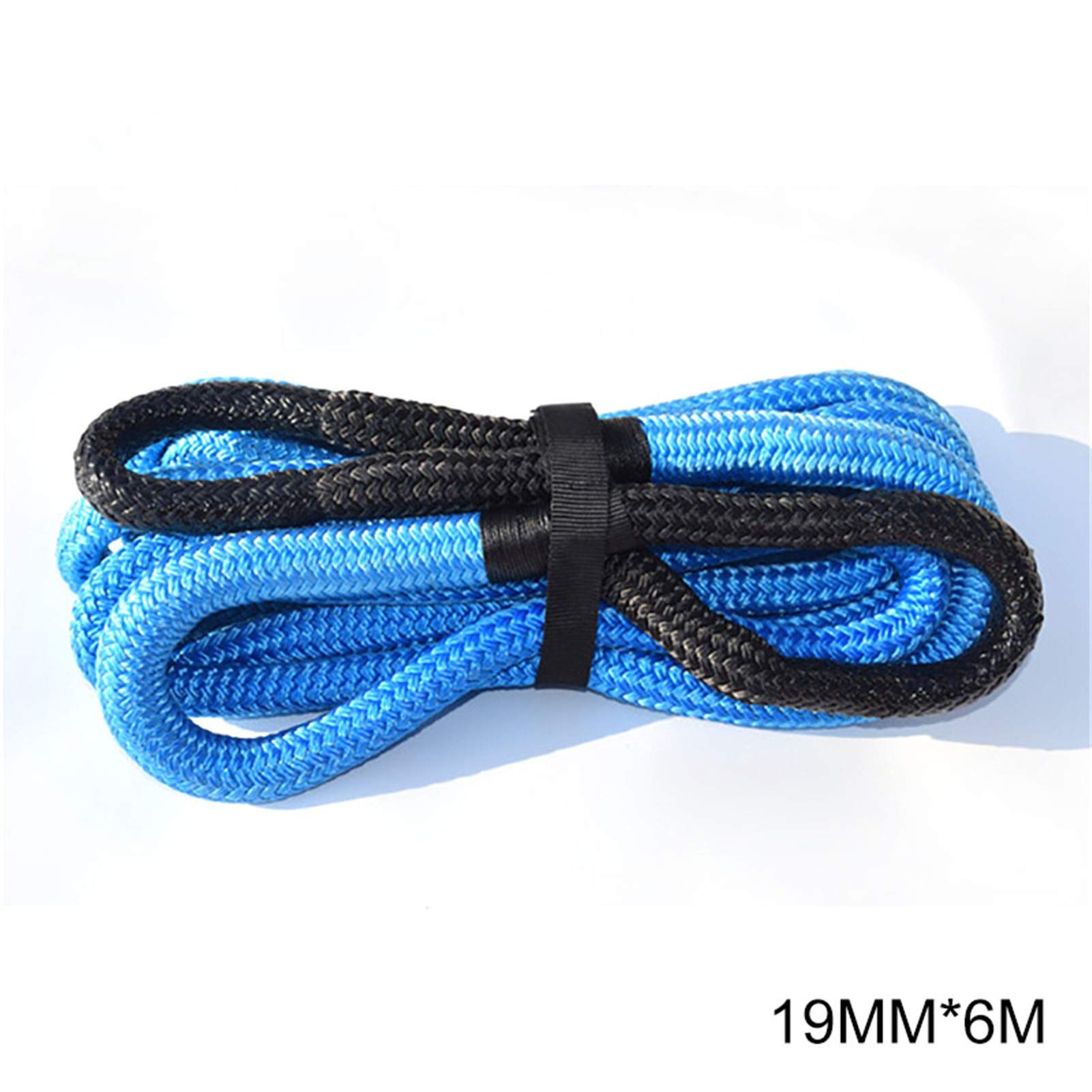 3/4 "* 20ft kinetisches Seil, 19mm * 6m Energieseil, doppelt geflochtenes Erholungsseil, Abschleppseile(Blue 19mm 6m) von MEIVIYA