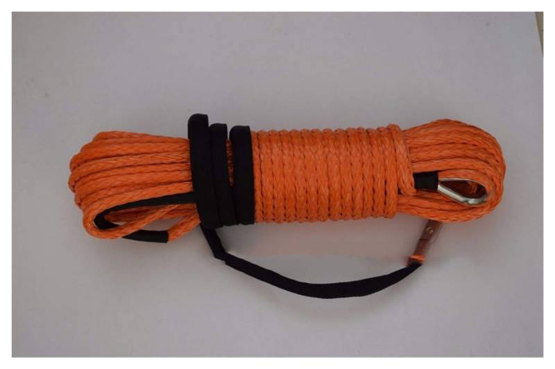 3/8 "* 100ft orange Synthetisches Windenseil, Ersatzwindekabel, 3/8" Off Road Seil von MEIVIYA