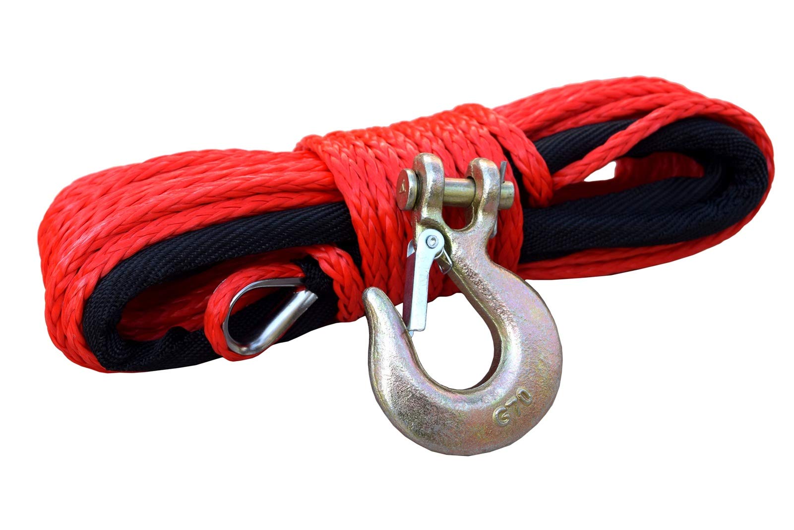 6mm * 15m roter Winde-Linienhaken, dauerhaftes Uhmwpe-Seil for ATV UTV-Fahrzeugauto-Motorrad, Synthetisches Seil 6mm * 15m roter Winde-Linienhaken, dauerhaftes Uhmwpe-Seil for ATV UTV-Fahrzeugauto-Motorrad, Synthetisches Seil von MEIVIYA