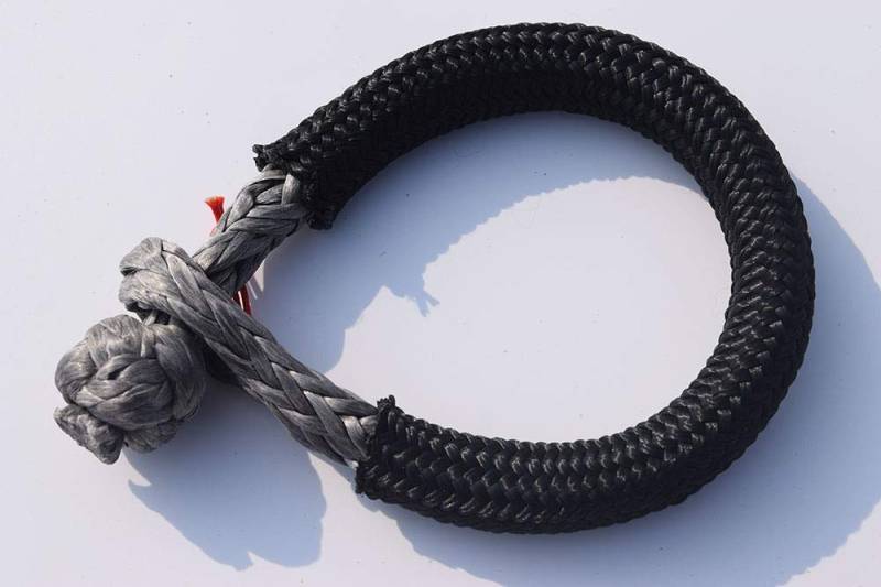 6mm * 80mm Weiche Fesseln, Seilfesseln for Offroad-Teile, Uhmwpe-Schäkel for ATV UTV-SUV-Wiederherstellung Abschleppen(Grey) von MEIVIYA