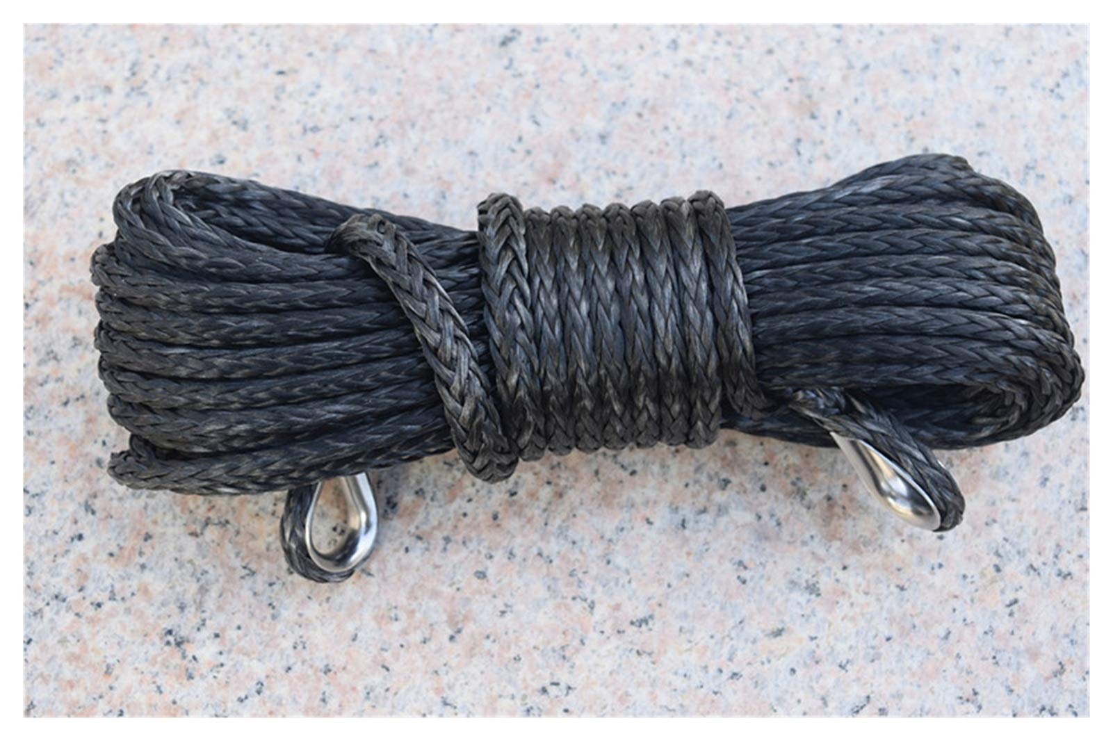 6mm ATV Winch Seilverlängerung Winch Verlängerungsseil for ATV/UTV Winch Recovery(Noir) von MEIVIYA