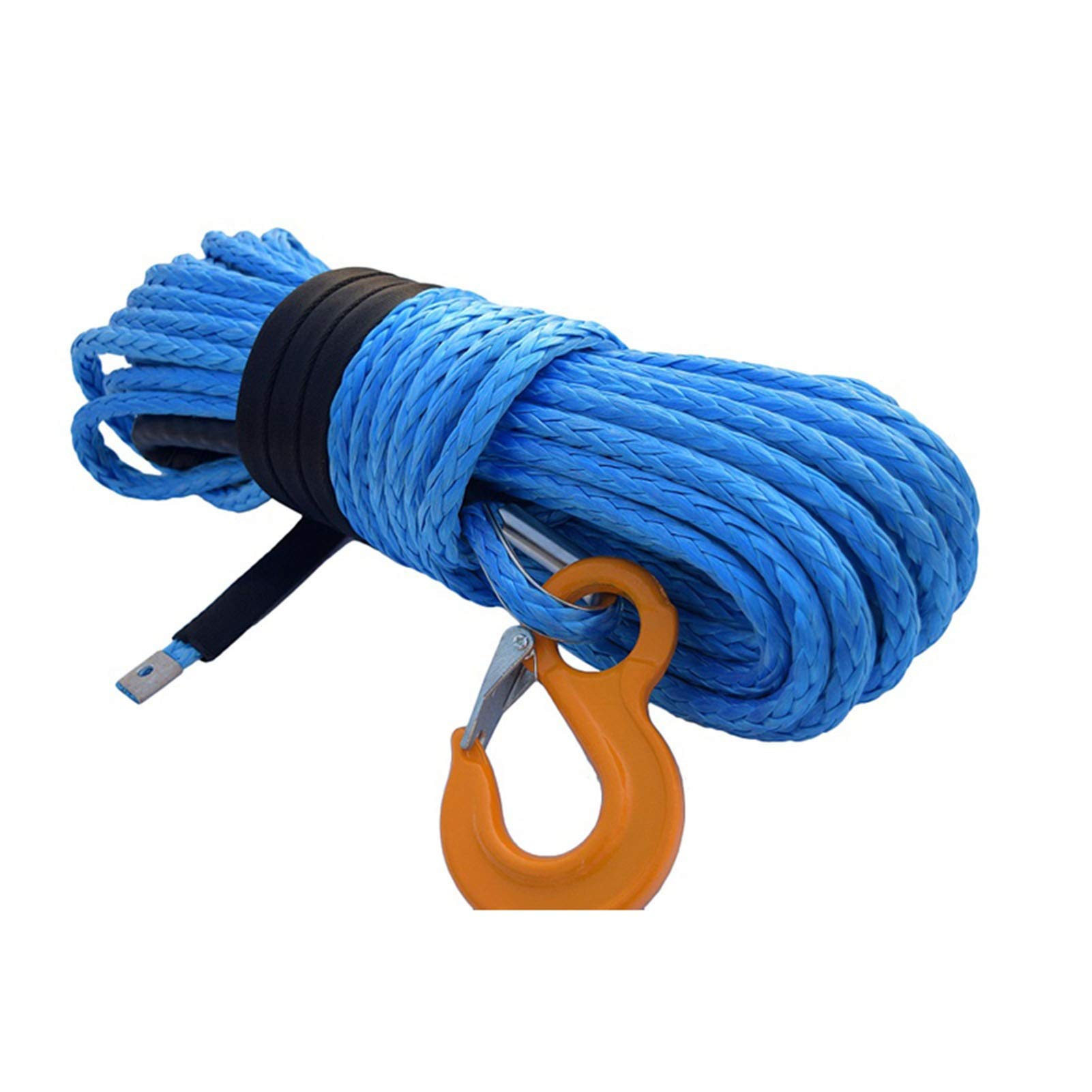 8mm * 30m ATV Winchkabel, Synthetisches Windenseil, Schleppseilauto for ATV UTV SUV OFN Racing(Blue) von MEIVIYA