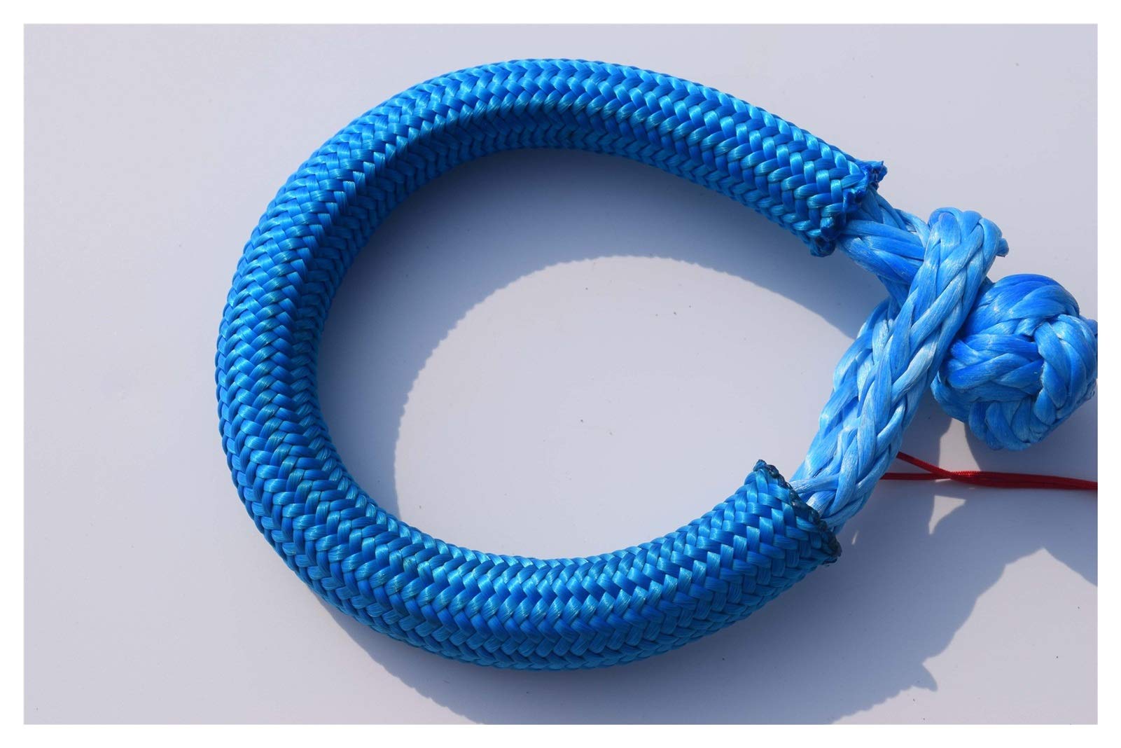 8mm * 80mm weiche Fesseln, Seilfessel for Offroad Cas UTV SUV, Uhmwpe-Fessel for Abschleppnetz(Blue) von MEIVIYA