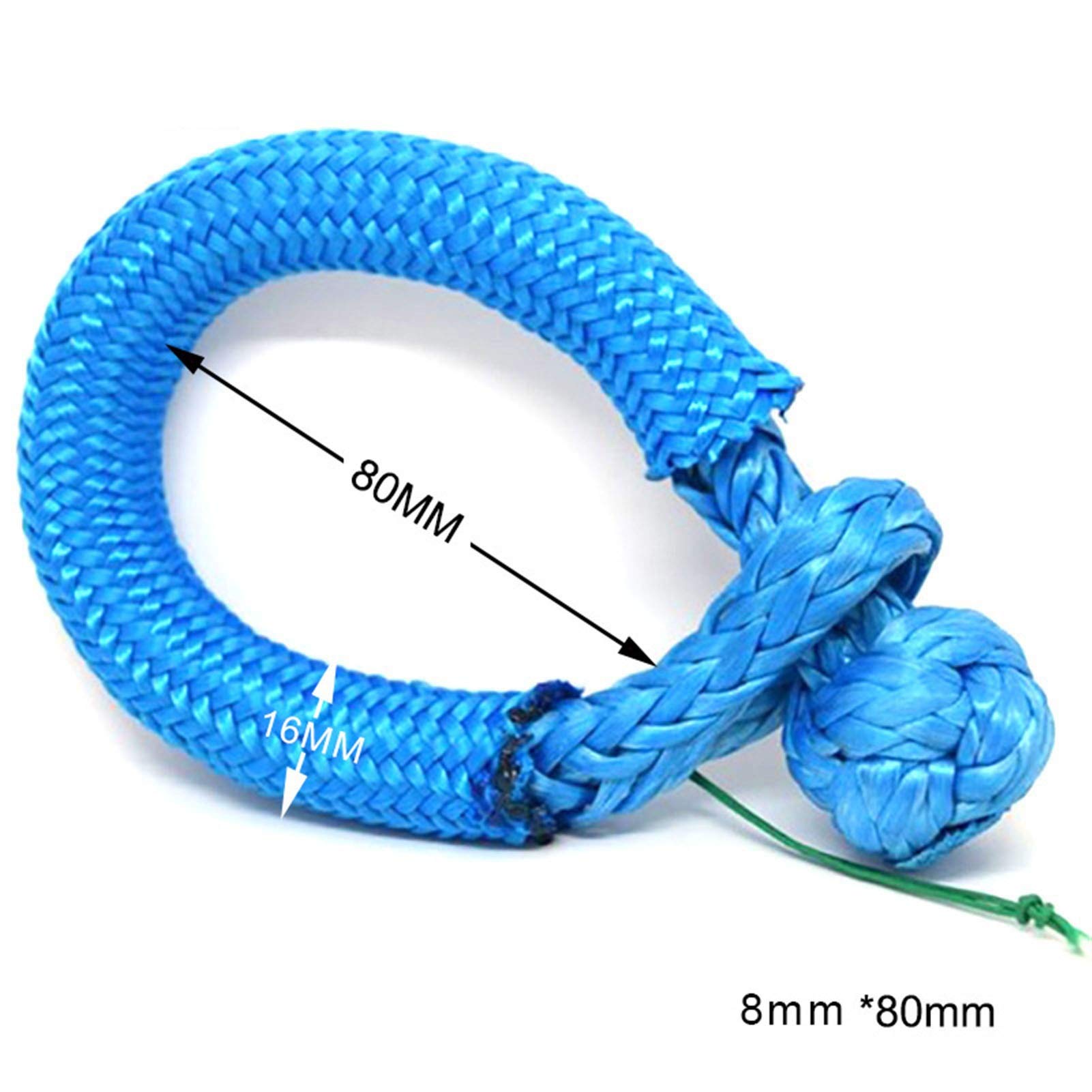 ATV Weiche Fesseln, Seilfesseln for Offroad-Teile, Uhmwpe-Schäkel for Yacht(1 UK) von MEIVIYA