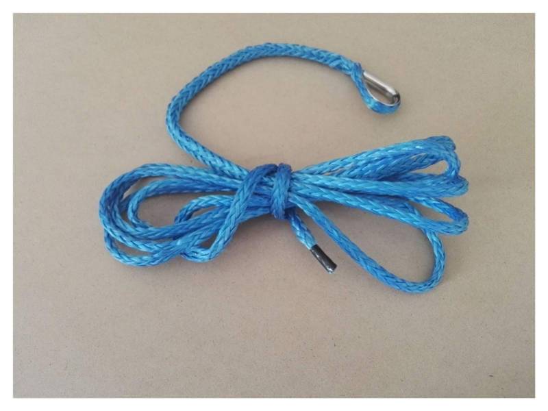 Blau 1/4 "* 10ft ATV Synthetisches Pflugseil, abseits des Straßenseils, Schneepflug Hubseil, Windenseil von MEIVIYA