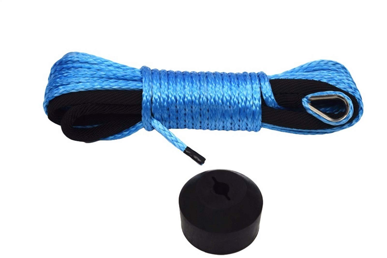 Blau 3/16 "* 50FT ATV Winch Line Winch Hook Stopper, Synthetisches Windenkabel 5mm, Uhmwpe-Seil, Kevlar-Seil Blau 3/16 "* 50FT ATV Winch Line Winch Hook Stopper, Synthetisches Windenkabel 5mm, Uhmwpe-Seil, Kevlar-Seil von MEIVIYA