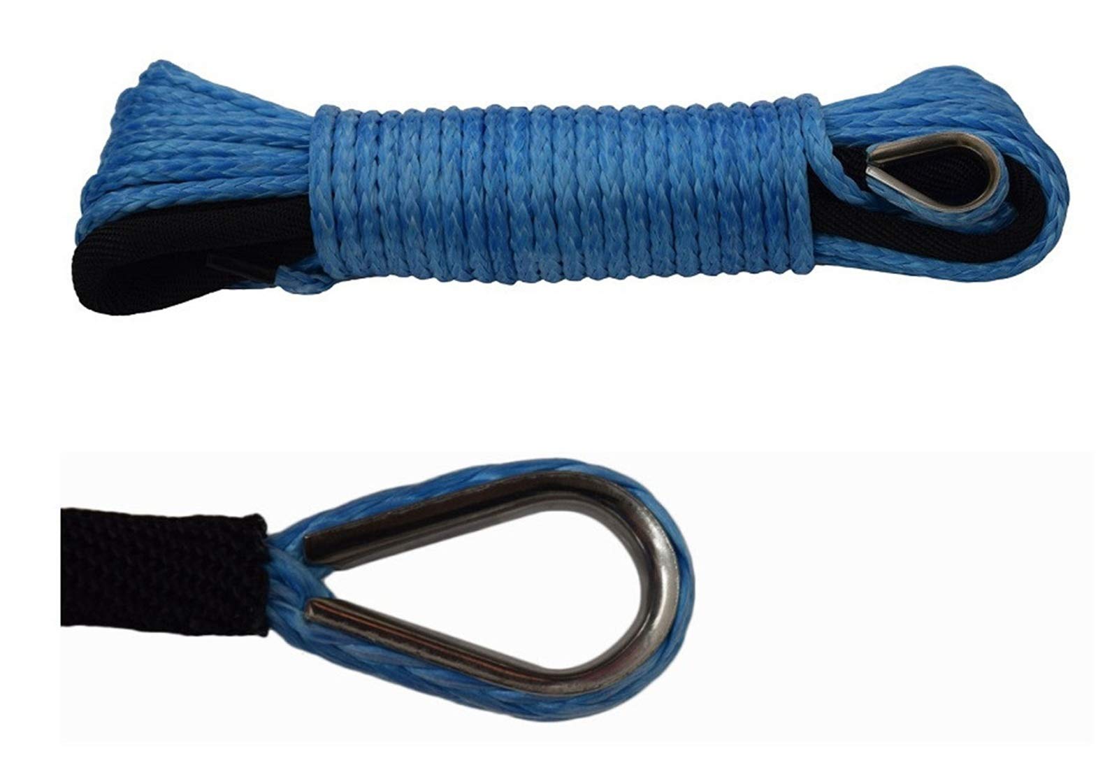 Blaue 5mm * 15m ATV Winch Line, Synthetisches Windekabel, ATV-Windeseil, abseits der Straßenseil, Spectra Winch Seil Blaue 5mm * 15m ATV Winch Line, Synthetisches Windekabel, ATV-Windeseil, abseits der Straßenseil, Spectra Winch Seil von MEIVIYA
