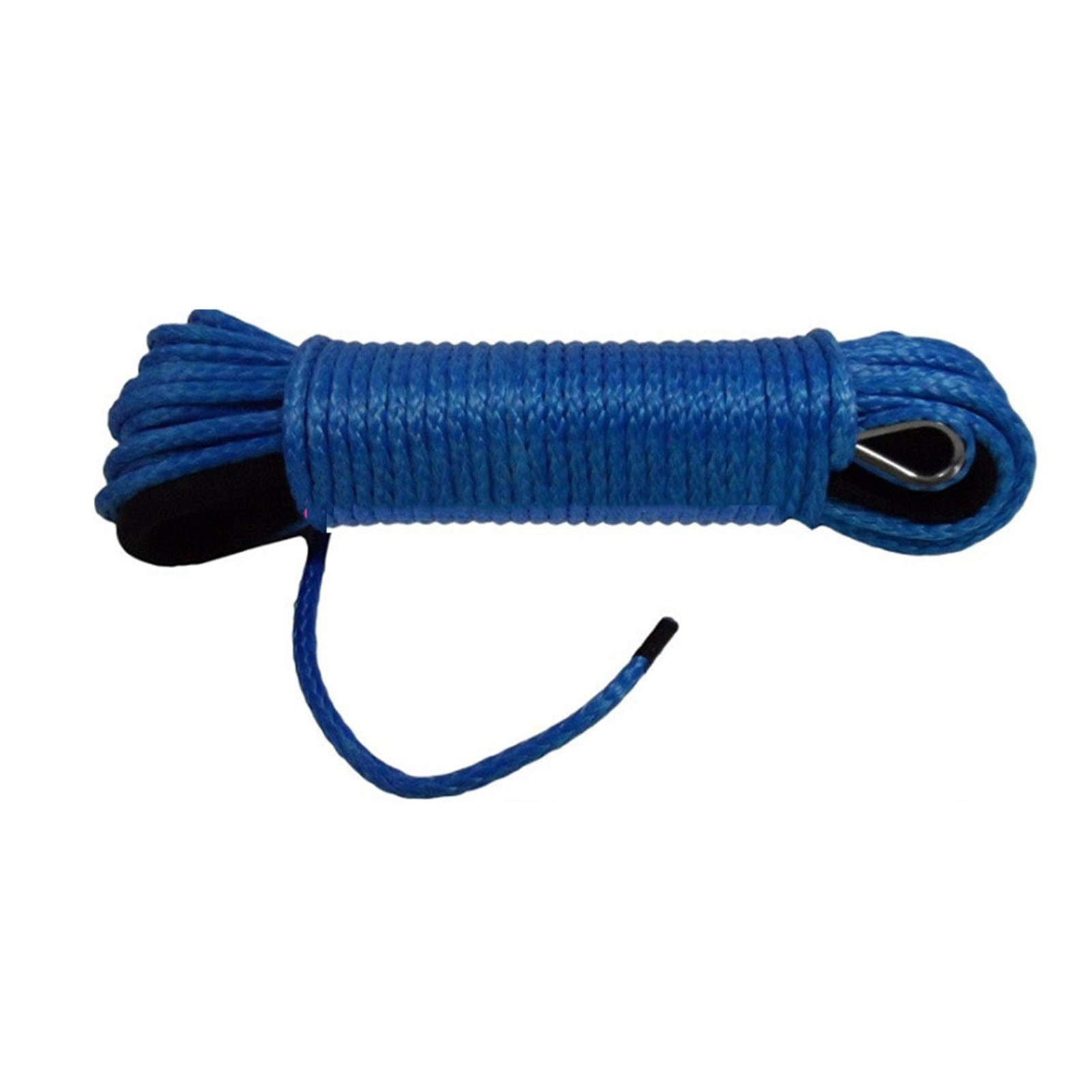 Blaue 6mm * 30m ATV Winch Line mit 4500 £ Aluminium Hawse Fairlead, Synthetisches Windenseilkabel, ATV-Windenkabel, Abschleppseil Blaue 6mm * 30m ATV Winch Line mit 4500 £ Aluminium Hawse Fairlead, Synthetisches Windenseilkabel, ATV-Windenkabel, Abschleppseil von MEIVIYA